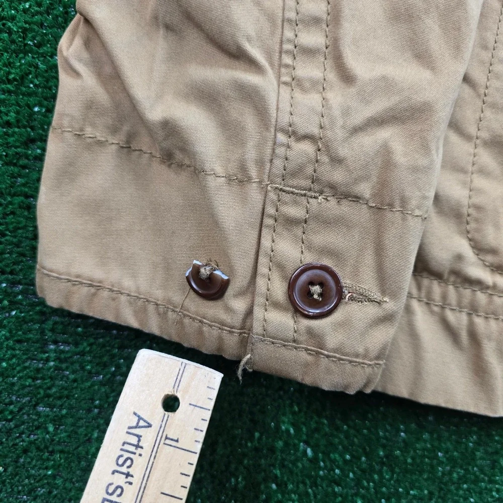 American Eagle Jacket Mens Medium Barn Coat Full Zip Utility Corduroy Collar Y2K